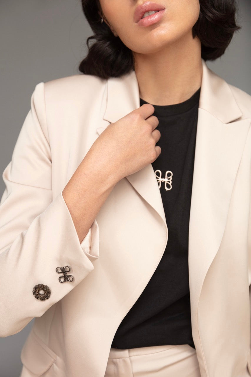H Logo T-shirt in Black