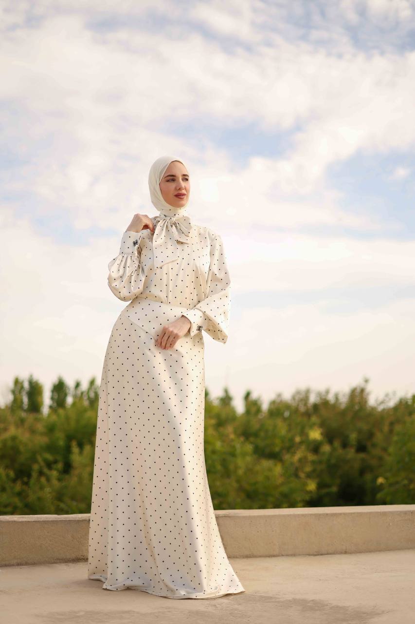 Sophia Polka Dots Satin Set – HAYA ATASSI