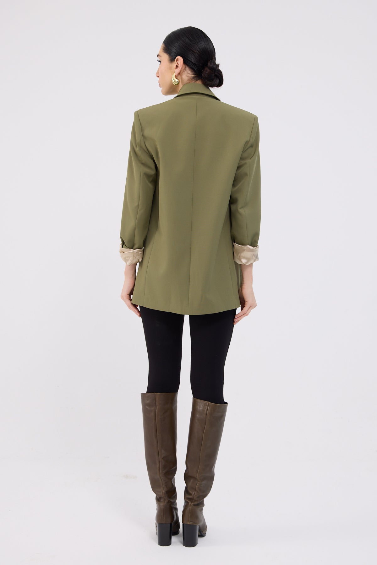 Diana Blazer in Olive Green