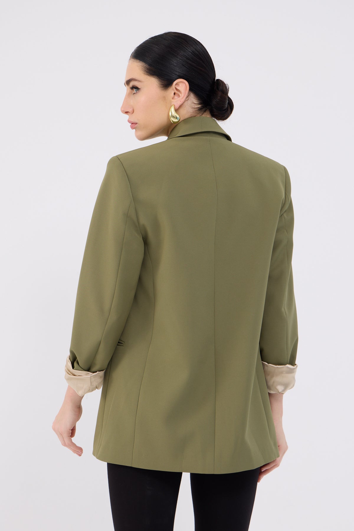 Diana Blazer in Olive Green