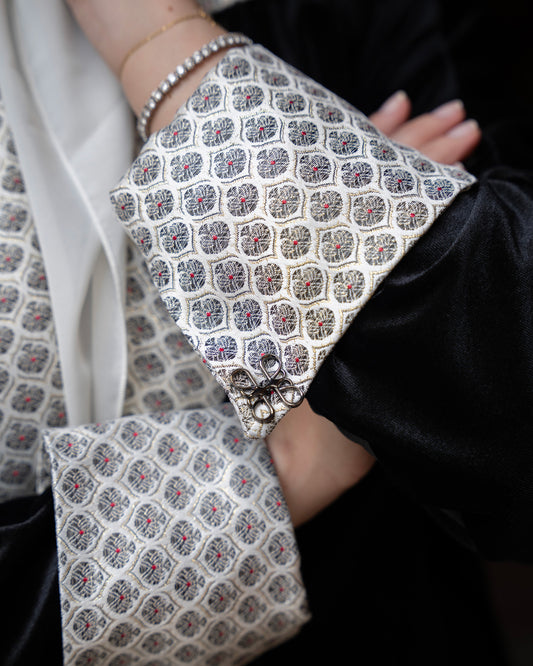 Yasmina Abaya in Black Velvet