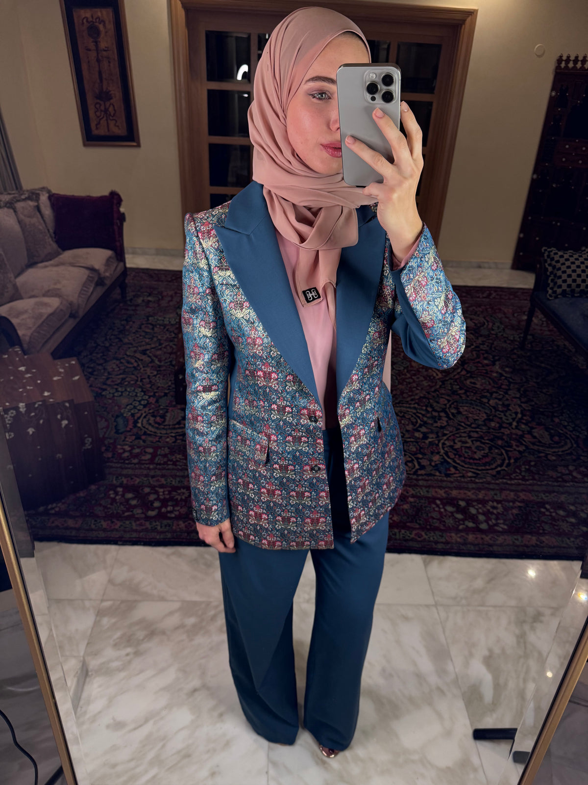 Fayrouz Brocade Set