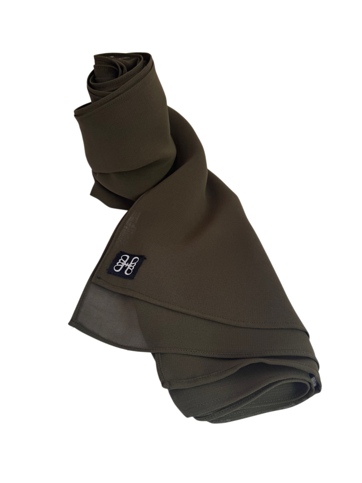 Army Green Chiffon Hijab