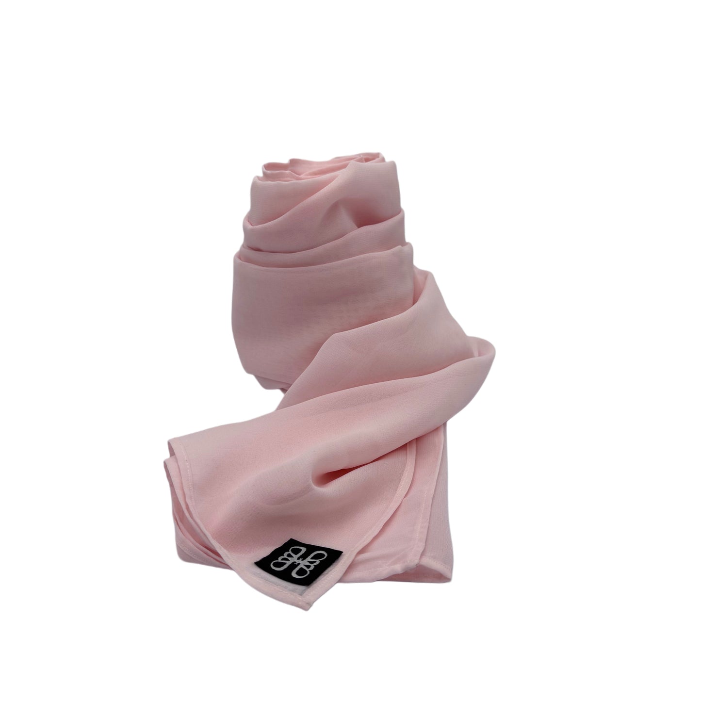 Blush Pink Chiffon Hijab