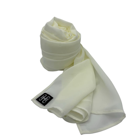 Vanilla Cream Chiffon Hijab