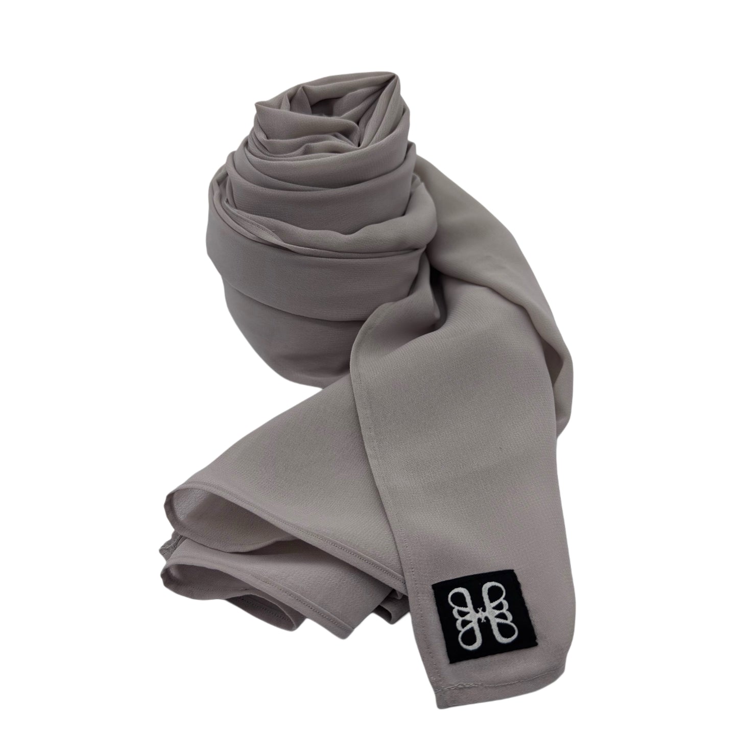 Stone Taupe Chiffon Hijab