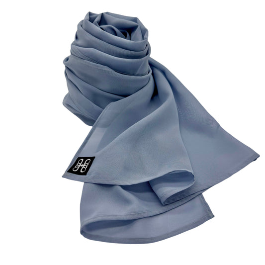 Sky Blue Chiffon Hijab