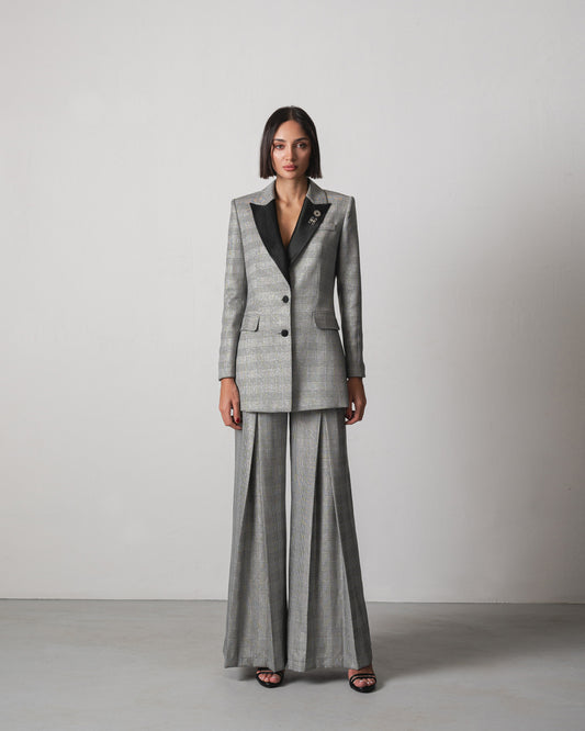 Balqees Plaid Suit