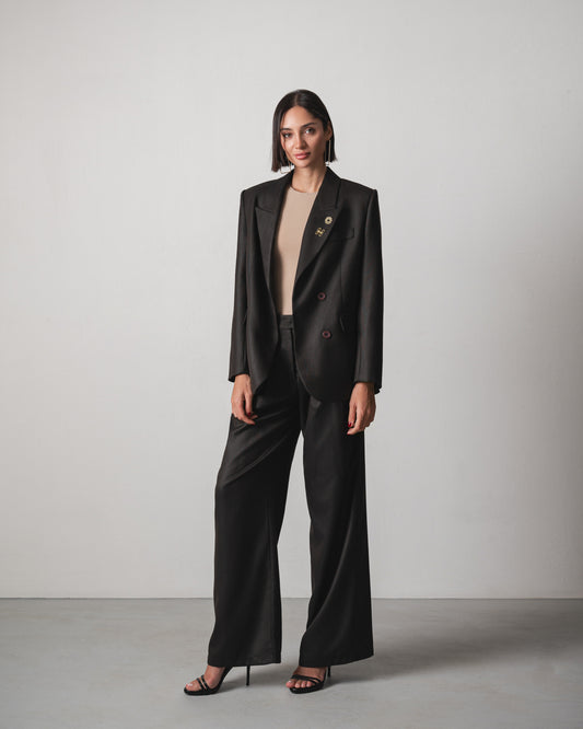 Nada Suit in Dark Brown