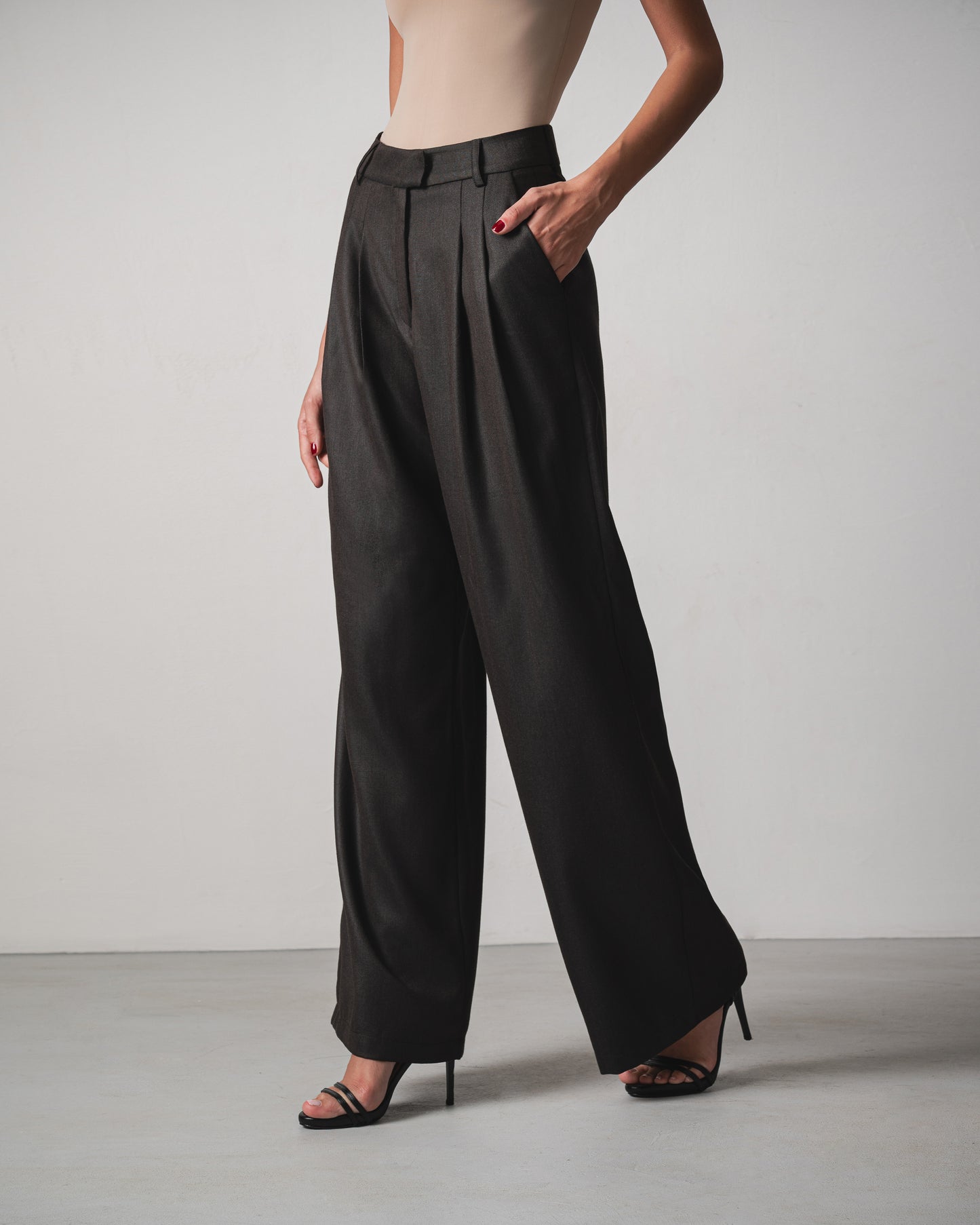 Nada Suit in Dark Brown