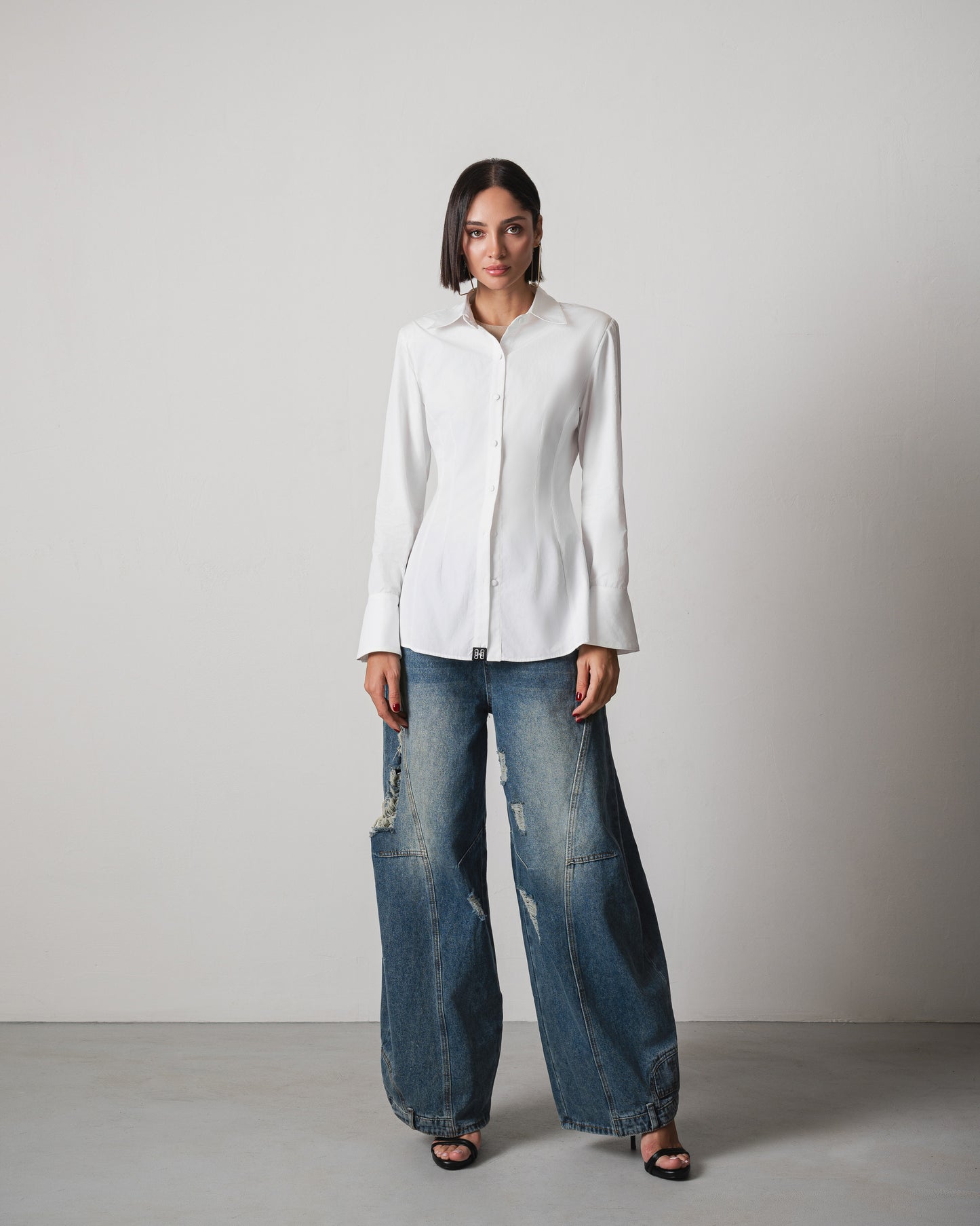 Lulwa Shirt in Off-White