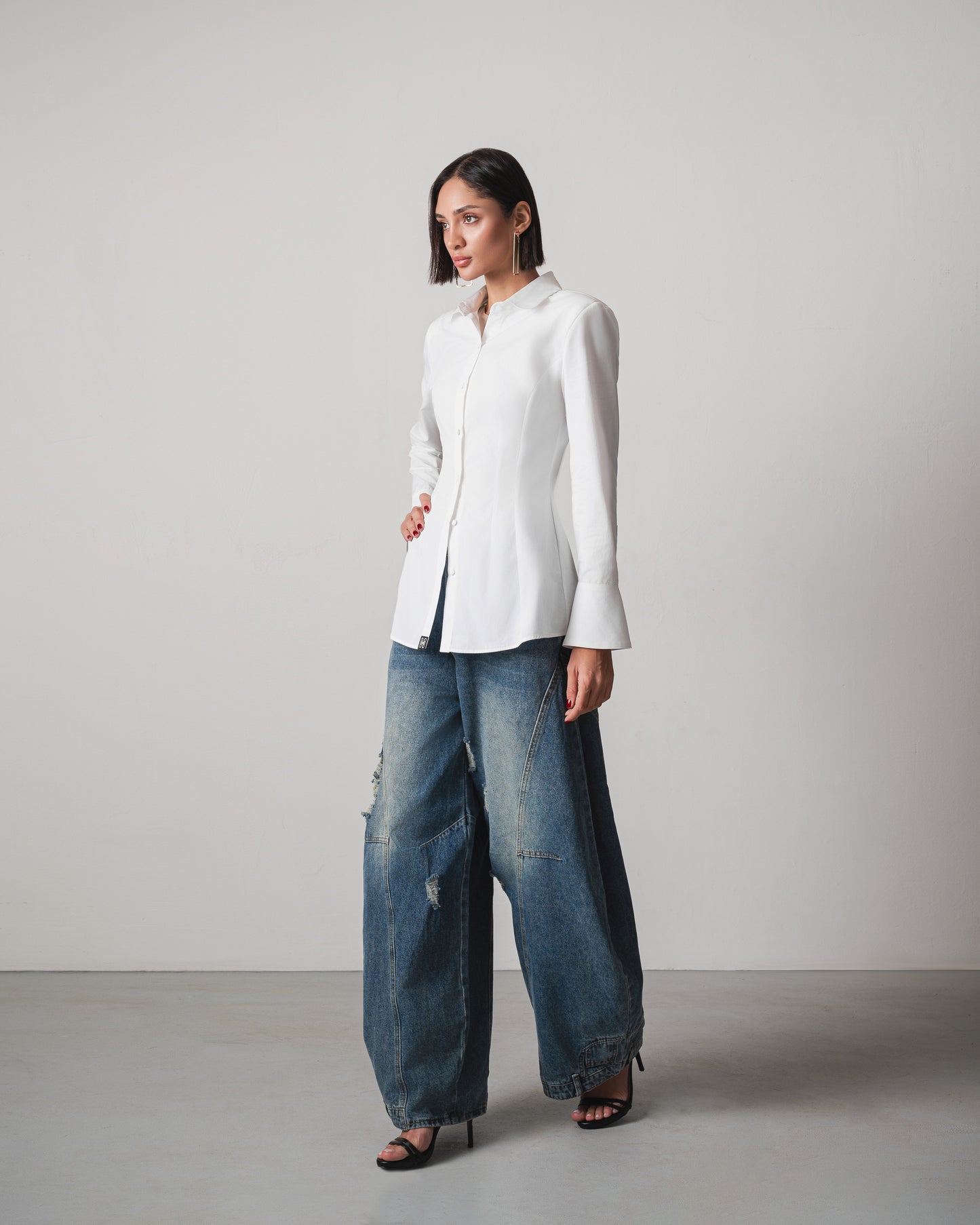 Lulwa Shirt in Off-White