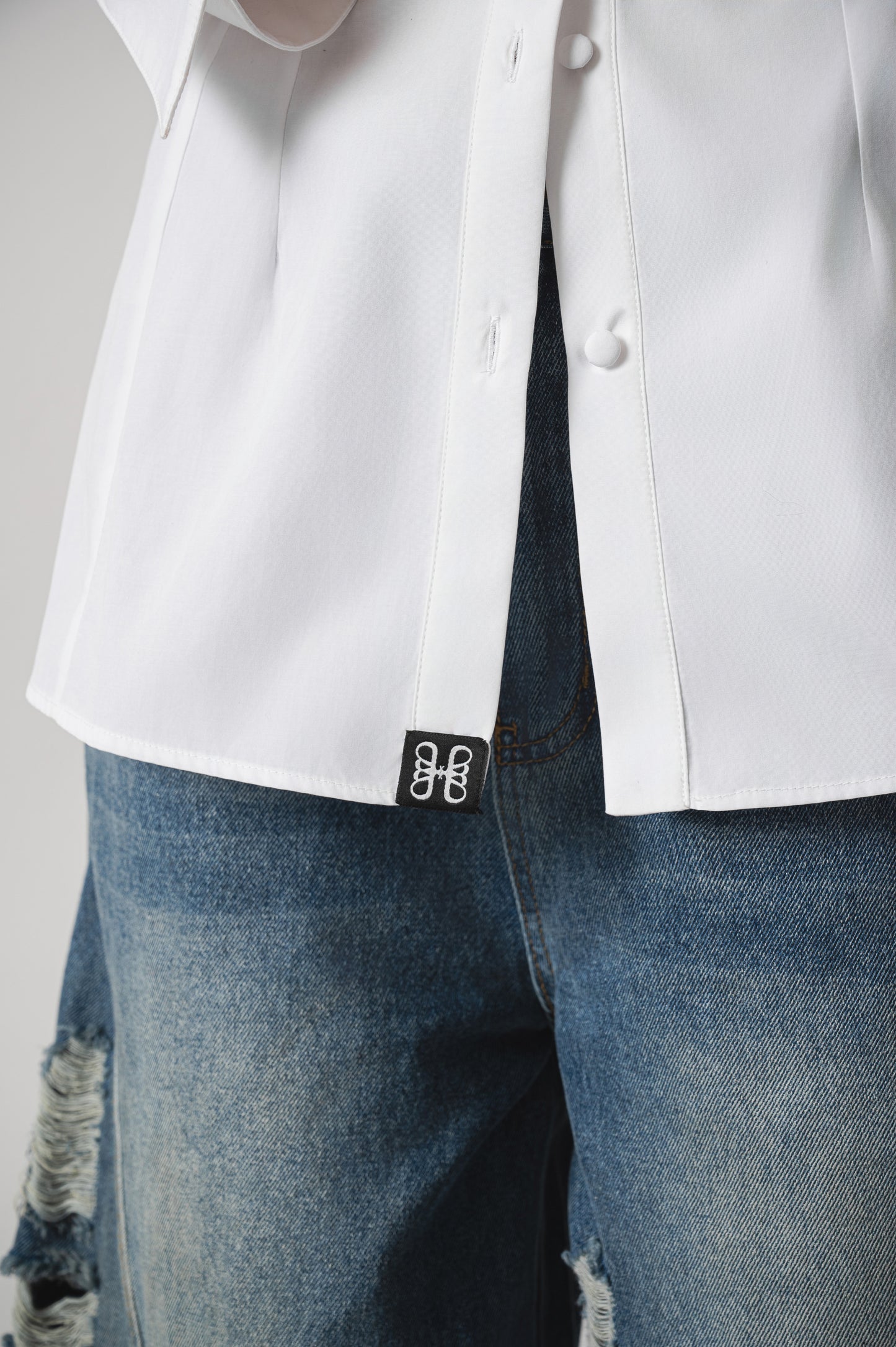 Lulwa Shirt in Off-White