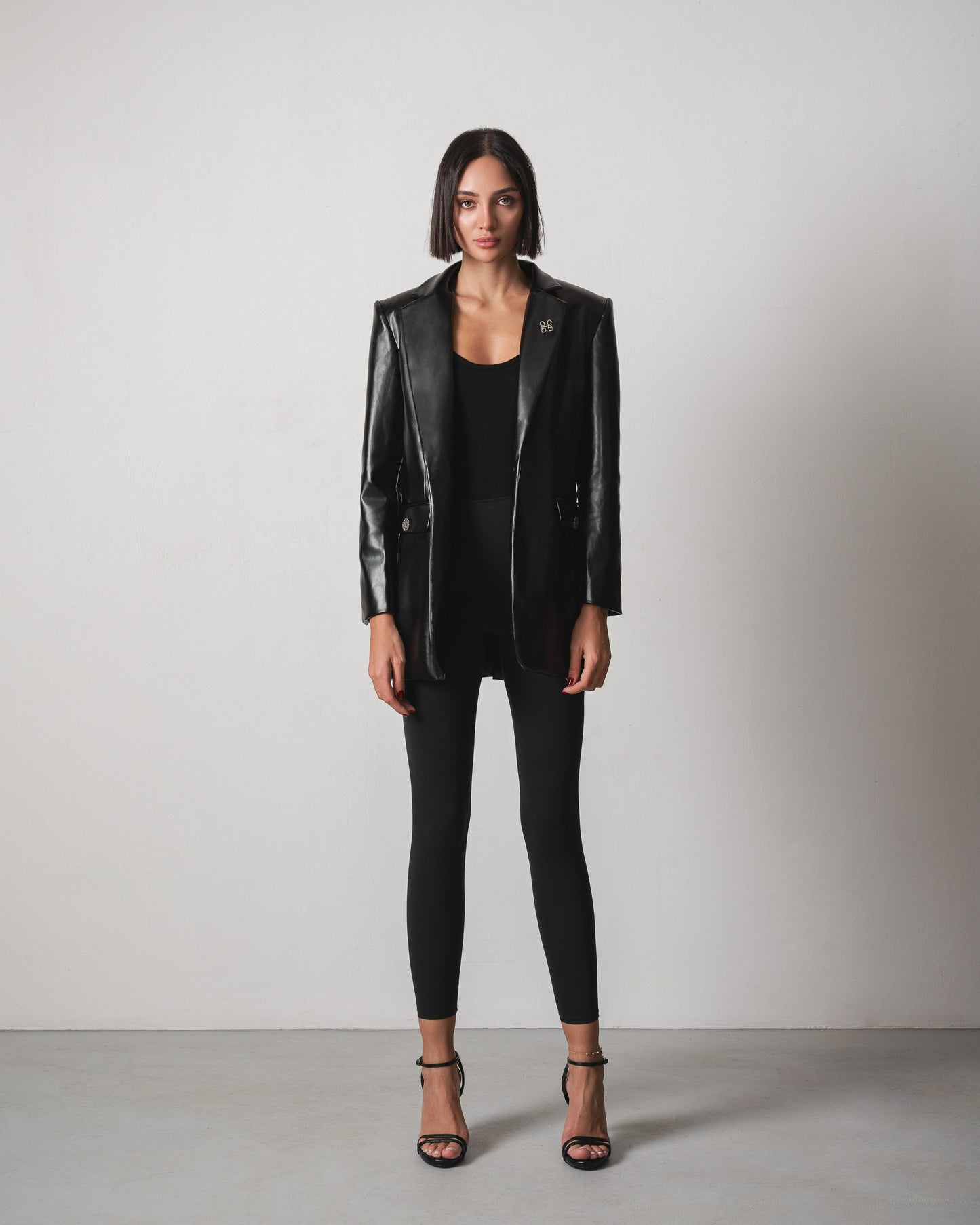 Tala Leather Blazer
