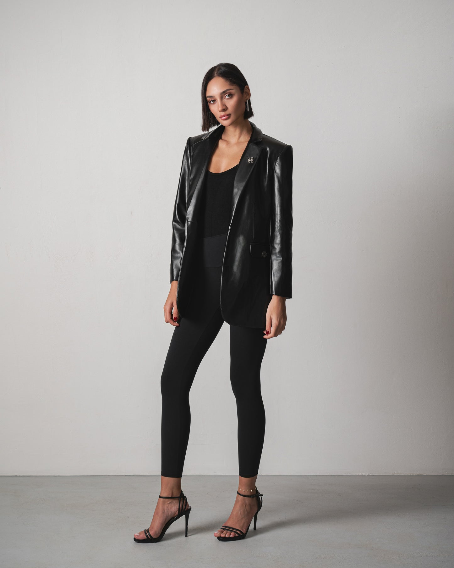 Tala Leather Blazer
