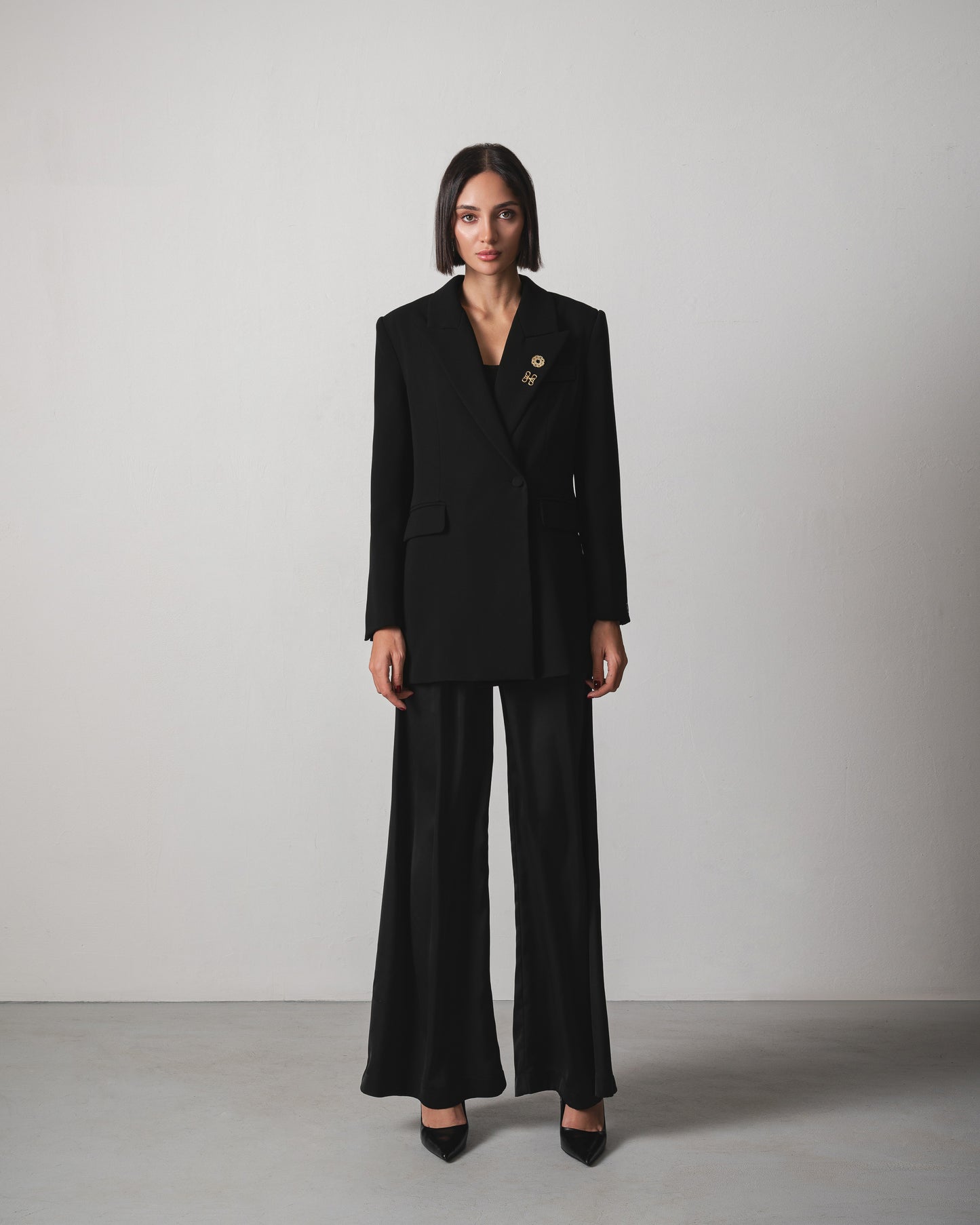 Lana Oversize Blazer in Black