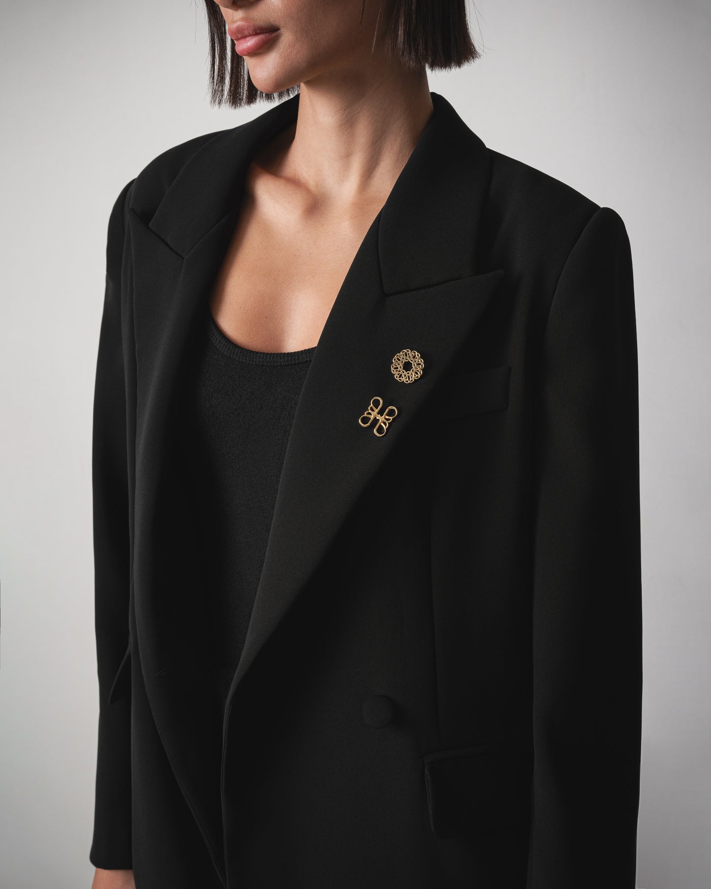Lana Oversize Blazer in Black