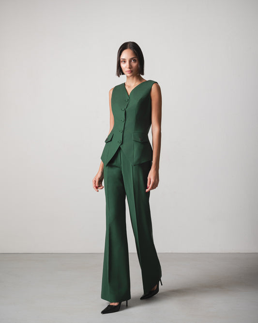 Yusra Set in Dark Green