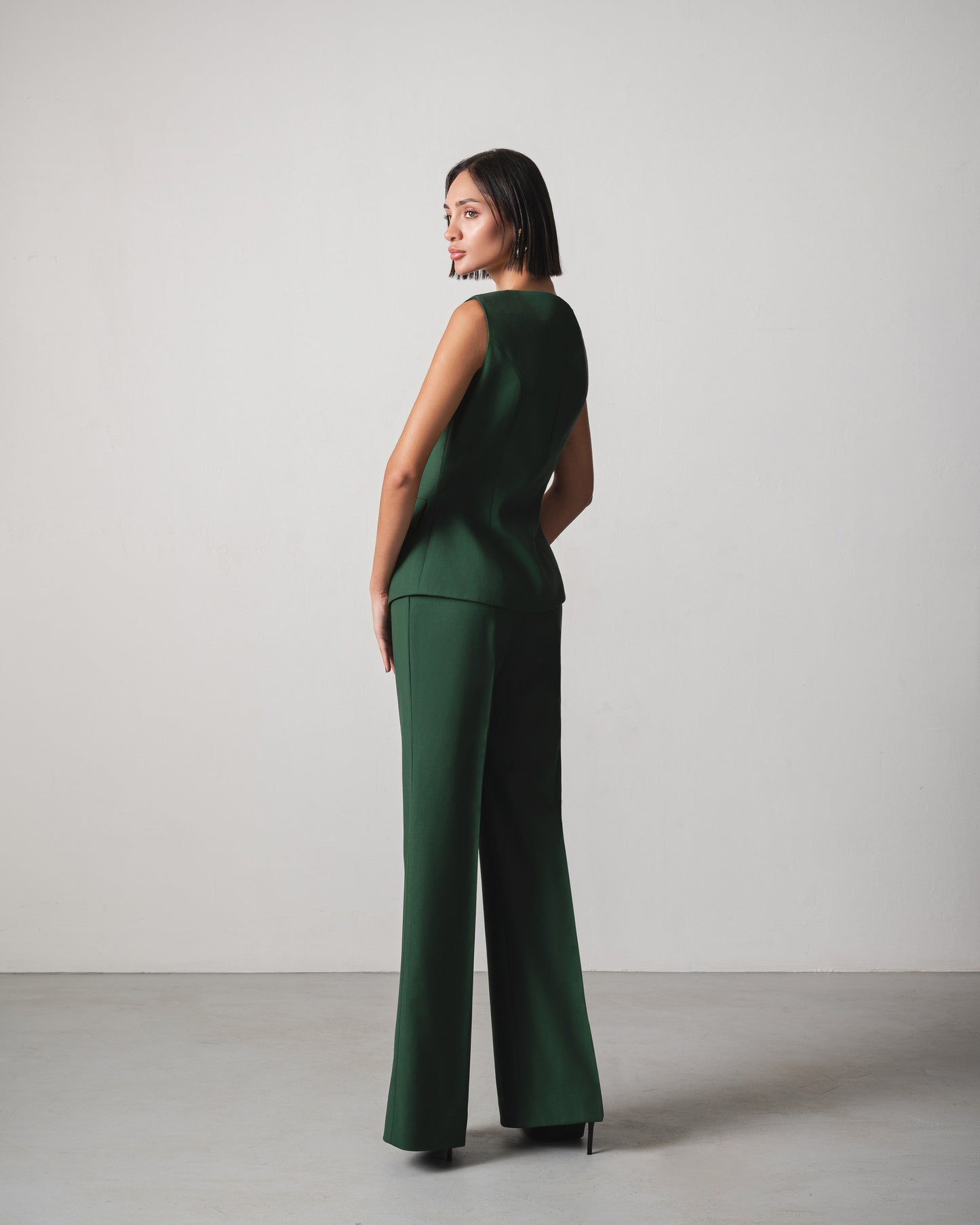 Yusra Set in Dark Green