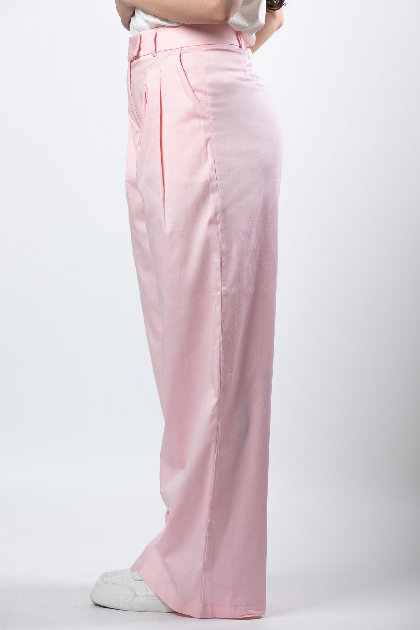Nasma poplin set in powder pink