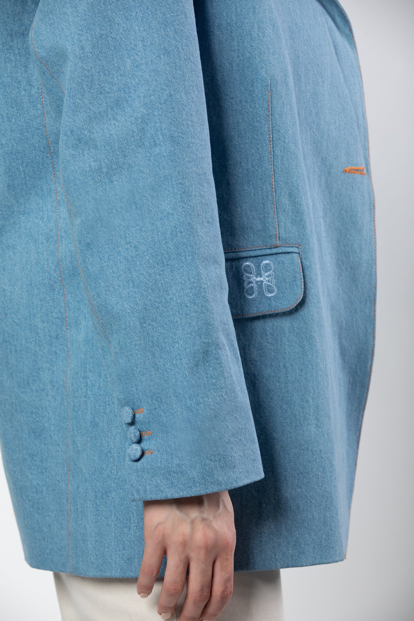 Zein denim blazer